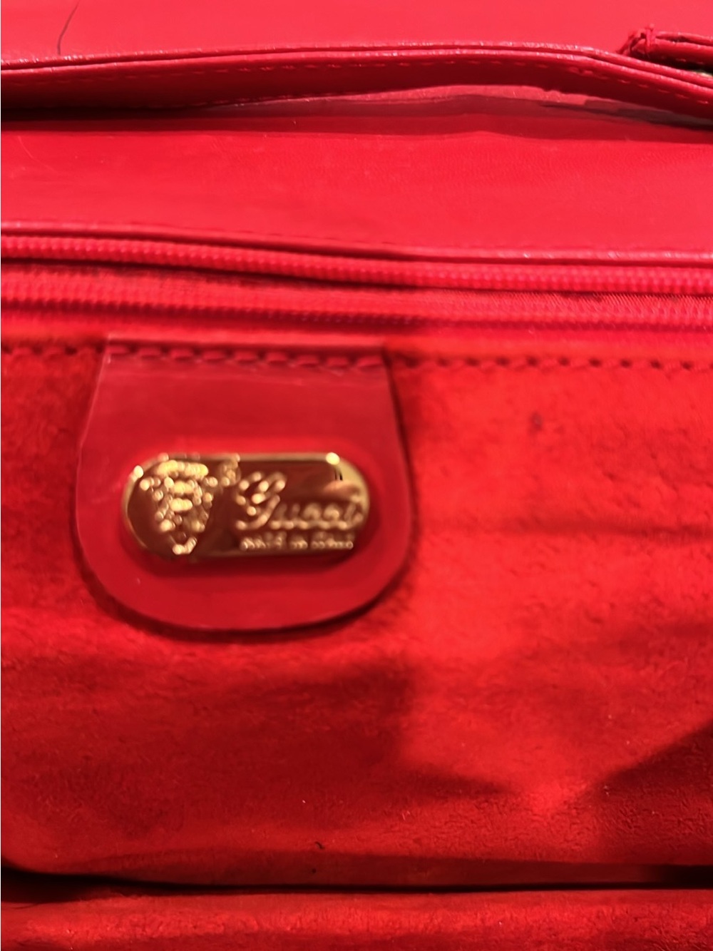 Gucci vintage Red Women’s Shoulder Bag EUC - Picture 5 of 16